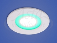 Светильник LED X-002, LY 206 G, 6+2 W, d 110х90, 6000 K, зеленый